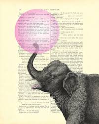 Elephant wall art is available at affordable prices. Elephant Bubble Gum Home Decor Mixed Media By Madame Memento