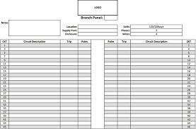 Electrical load details of main panel. Entry 28 By Deeudeec For Create A Microsoft Word Or Excel Document Freelancer
