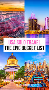 25 Epic Places For Solo Travel In The Usa A Bucket List In 2020 Solo Travel Usa Travel Destinations Travel