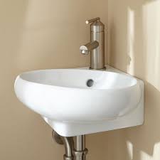 Isolde Corner Wall Mount Bathroom Sink 10 Inches On Wall Wall Mounted Bathroom Sinks Corner Sink Bathroom Sink