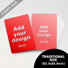 Maybe you would like to learn more about one of these? Design Your Own Game Cards Traditional Poker Size