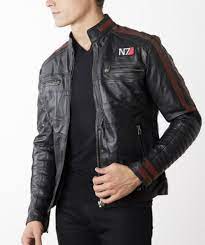 Mens Commander Shepard Mass Effect N7 Leather Jacket Leather Jacket Leather Jackets Online Jackets