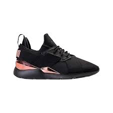 This iteration features an all over knitted upper, along with the sock liner, for more comfort and an elastic strap. Puma Muse Metal Rose 367047 01 Ab 89 99