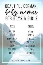 Thanks to justin bieber and hailey baldwin's whirlwind romance, babycenter predicted both of their names to rise on the charts throughout the 2019 year as well. Unique Beautiful German Baby Names For Boys And Girls German Baby Names Unique Boy Names Baby Boy Names