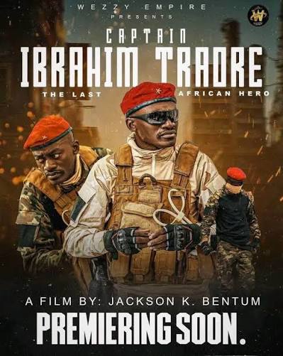 Très bientôt, sortira le film ghanéen intitulé: Capitaine Ibrahim Traoré,  le dernier héros africain.