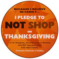 Do early holiday shopping, and reclaim some of that peace that the holidays are supposed to be about. Who Started This Battle To Stop Shopping On Thanksgiving Pr Com