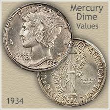 1934 dime value discover your mercury head dime worth