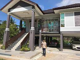 Menarik jugak ye design rumah ni. 25 Gambar Rumah Kampung Bertiang Terbaik Koleksi Gambar Rumah Terlengkap