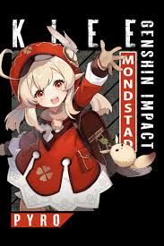 Klee Genshin Impact Poster Art Anime And Manga In 2020 Cute Kawaii Drawings Anime Character Design