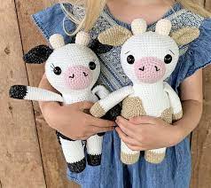 Mooo…how cute is this hat? Free Crochet Cow Pattern Grace And Yarn