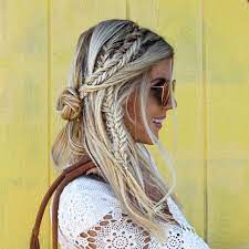 flowers braids and looking undone festival hair inspiration 2015 geflochtene frisuren frisuren flechtfrisuren