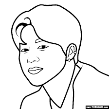 These are also know as coloring pages! Bts Jimin Coloring Page