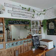 キッチン diy インスタ sumomo 0203 板壁 賃貸 などのインテリア実例 2016 07 04 09 43 37 roomclip ルームクリップ カフェ インテリア キッチン インテリア インテリア 実例