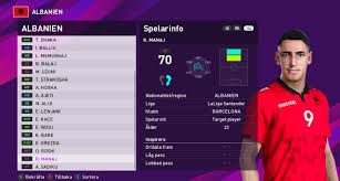 Ronald koeman was without a whole host of his big hitters for the clash at the johan cruyff stadium, with the squad members who competed at euro 2020 and the copa. Pes 2020 Faces Rey Manaj By Random Facemaker Soccerfandom Com Free Pes Patch And Fifa Updates
