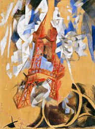 Image supplied by heritage images. Der Eiffelturm La Tour Eiffel Von Robert Delaunay Kunstdruck Bildergipfel De