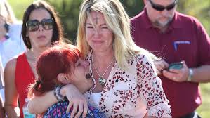 He was spotted and recognized by a staff member who radioed a colleague that he was walking purposefully. Students Videos Capture Shooting Horror Inside Florida High School