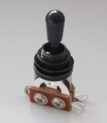 Connect the wire marked common to the black or dark colored screw. Black Les Paul Sg 3 Way Toggle Switch New
