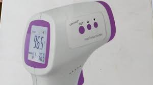 A thermometer shows the temperature when liquid inside it moves up or down on a scale. Infrared Forehead Thermometer Hg01 Youtube