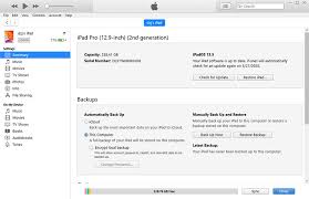 How To Restore Ipad From Itunes Ios 13 Supported
