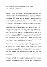 Mengukuhkan perhubungan dan pergaulan dalam kalangan murid; Doc Kokurikulum Dapat Membentuk Sahsiah Diri Pelajar Mazlynn Amir Academia Edu
