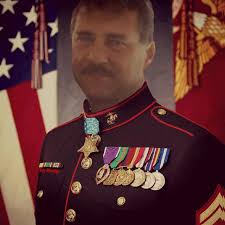 Gary Etheridge; that photoshopped Marine : This ain't Hell, but you can see  it from here