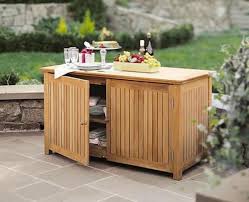 Teak wood outdoor storage cabinet. Outdoor Patio Cabinet Storage