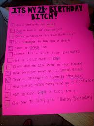 Checklist 21 Things To Do On Your 21st Birthday Awesome 21st Birthday Checklist R Jalyn 21st Birthday Checklist 21st Birthday Games 21st Birthday Gifts