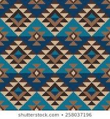Traditional Tribal Aztec Seamless Pattern On The Wool Knitted Texture Atelier Boncuklu Desenler Desenler