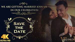 Save The Date Video Invitation With Pictures Vtsd038 A Wedding Invitations With Pictures Save The Date Video Wedding Invitation Video