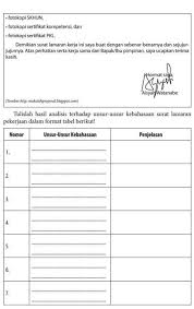 Siapa pelamar yang dibutuhkan untuk membuat surat lamaran? Tulislah Hasil Analisis Terhadap Unsur Unsur Kebahasaan Surat Lamaran Pekerjaan Dalam Format Tabel Brainly Co Id