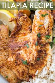 Blackened Tilapia Fish Recipes Tilapia Fish Recipes Talapia Recipes
