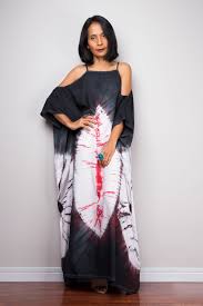 Shibori Dress Tie Dye Dress Kaftan Maxi Dress Loose Fit Black Red Dress Garden Party Dress Shibori Dress Tie Dye Dress Red Black Dress