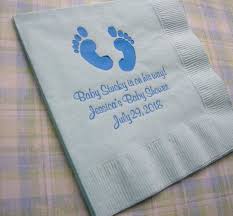 Baby Shower Napkins Personalized Baby Feet Shower Napkins Set Of 50 Baby Napkins Personalized Baby Shower Napkins Beverage And Luncheon Size Baby Shower Napkins Napkins Set Personalized Baby