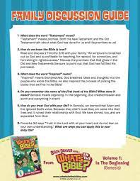 Volume 1 Family Discussion Guide - What's In The Bible? - Whats In The Bible