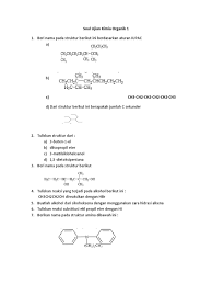 Tuliskan ciri/unsur kebahasaan teks laporan percobaan. Soal Ujian Kimia Organik 1 Pdf