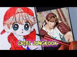 How To Draw Jungkook Bts Chibi Anime Youtube