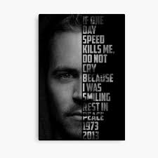 Paul Walker Canvas Prints for Sale