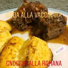 Nella cucina romana esistono svariati piatti tipici a base di tagli di carne meno pregiati, come la coda alla vaccinara, la trippa alla romana, la pajata o gli zampetti, nati nei vicoli dei. Elen It Coda Alla Vaccinara E Gnocchi Alla Romana A