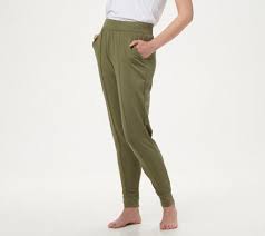 cuddl duds comfortwear jogger pants qvc com