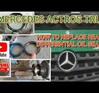 How To Replace Rear Axle Differential Oil Seal, Stuck ...