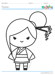 El dibujo infantil aporta una gran cantidad de beneficios al niño. Dibujos Kawaii Para Colorear Descarga Dibujos Coloreables Kawaii