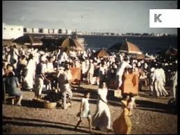 1950s Chowpatty Beach, Mumbai, India ...