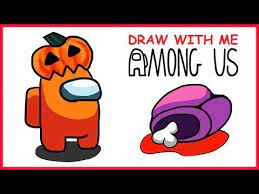 How To Draw Among Us Characters Top Cartoon Characters Youtube Cartoon Characters Simple Cartoon Draw