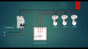 Electrical House Wiring 3 Gang Switch Wiring Diagram Youtube House Wiring Light Switch Wiring Home Electrical Wiring