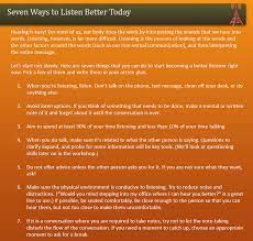 8 ways to master the art of communication. Seven Ways To Listen Better Today Freshskills