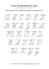 71 Timeless Cursive Letter Chart Printable