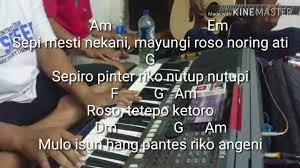 Chord Gitar Bohoso Moto Youtube
