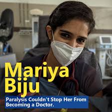 Dr Mariya Biju: Paralysis Couldn't Stop Her From Becoming a Doctor