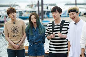 Netizen tiongkok akan boikot running man setelah kritik pidato rm bts dan video blackpink bersama panda. Picture Video Rap Monster During Running Man Filming 150918