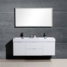 Shop ikea in store or online today! Bliss 59 High Gloss White Wall Mount Bathroom Vanity Double Sink